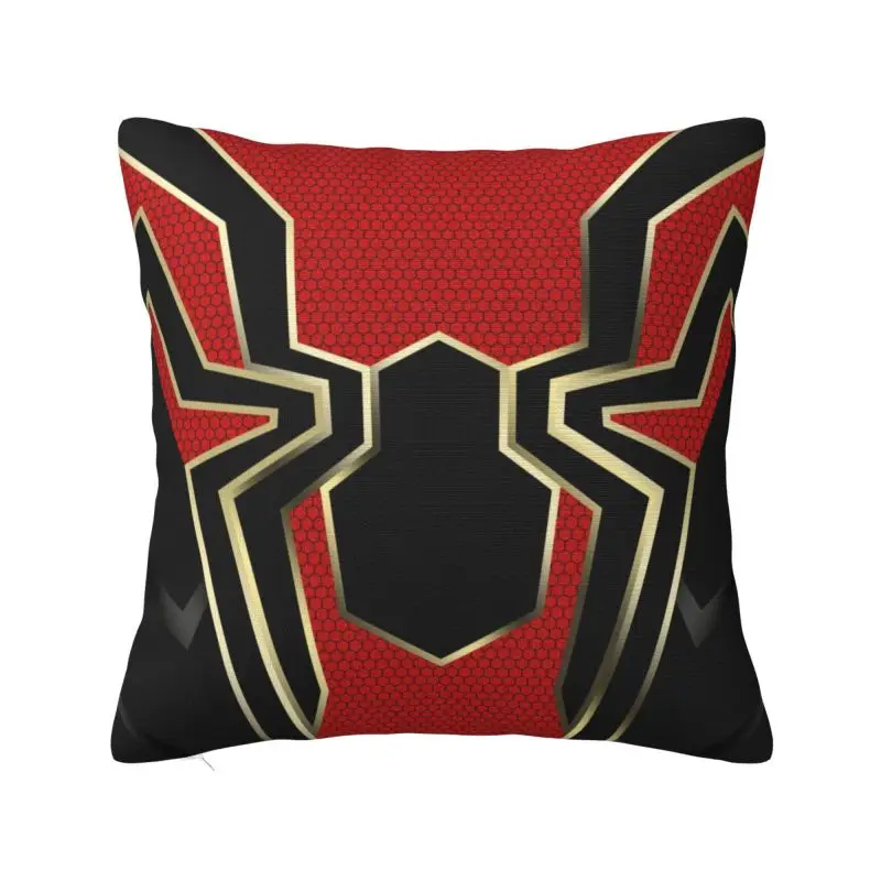 

Custom Cartoon Spider Square Pillow Cover Home Decor 3D Double-sided Print Web Cute Little Animal Cushion Cover for Living Room