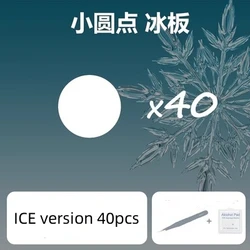 Ultraglide Premium PTFE Mouse Skates - Enhanced Control & Speed, Wear-Resistant Esports Edition (ICE version 40pcs)