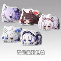 42*35cm Azur Lane plush toy Game Kaga Laffey ILLUSTRIOUS Akagi figure stuffed doll pillow double sided pillowcase for gift 1