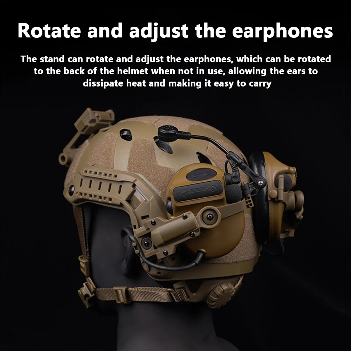 Tactical OPS CORE ARC/Wendy M-LOK Rail Airsoft M32 M31 Fast Helmet Mount Adapter For COMTAC III Shooting Headset Accessories