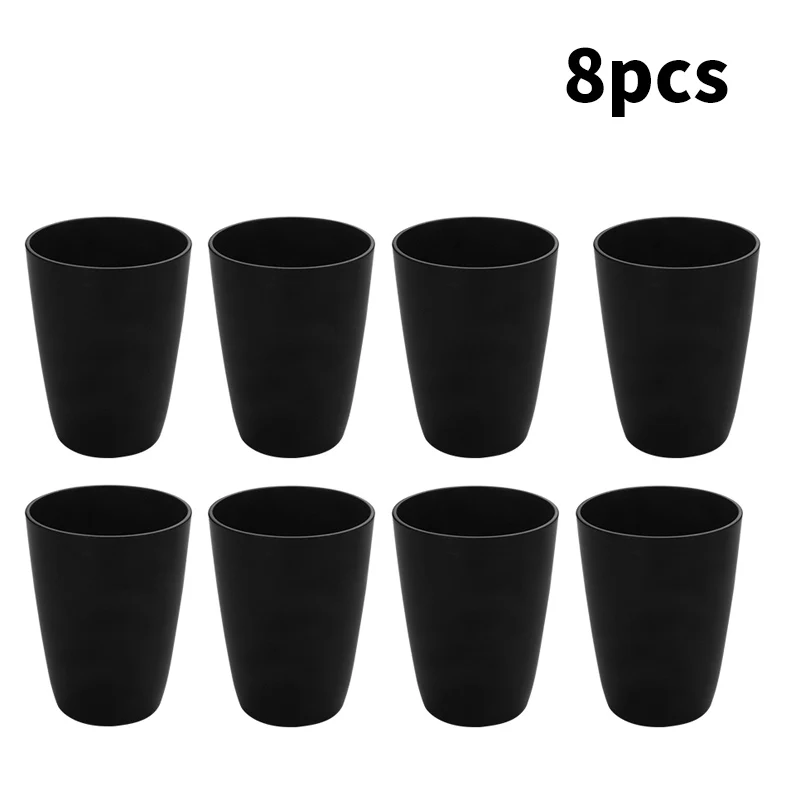2/4/6/8pcs Plastic Reusable Cup for Home Kitchen Picnic Camping Water Drink coffee cup,tumbler cup,espresso cup,beer stainless steel cup