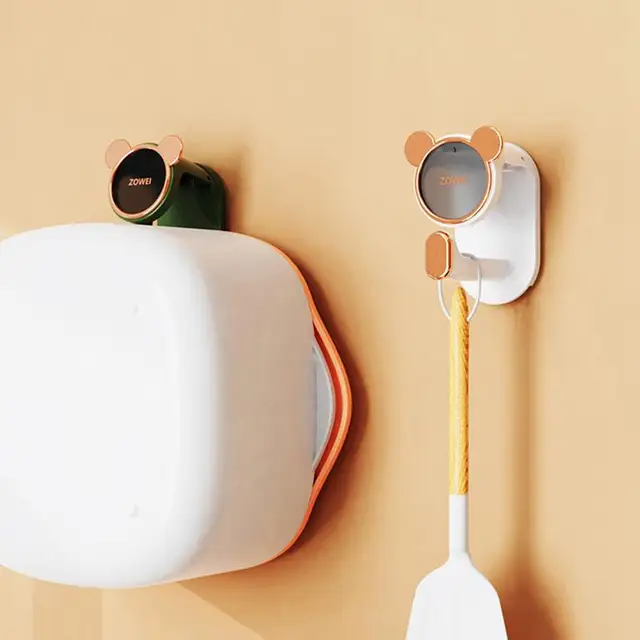 Falhorog Mosdó Tartó Vízálló, Állítható Automatikus Falra Szerelt Csúszásgátló Tartozék Rugóeszközzel - Image 3