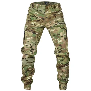 Mege – jogging tactique pour hommes, pantalon Cargo Ripstop d'extérieur, vêtements de travail, de randonnée, Streetwear 1
