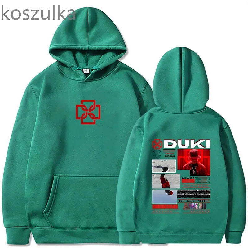 Duki Ameri World Tour 2025 Hoodie Unisex Fans Print Sweatshirts Long Sleeve Autumn Winter Fleece Unisex Streetwear Hip Hop Tops 5