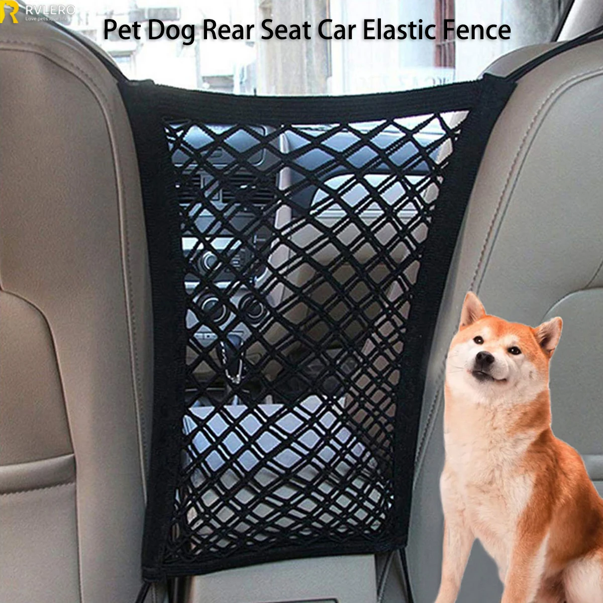 Dog Car Rear Seat Barrier 2