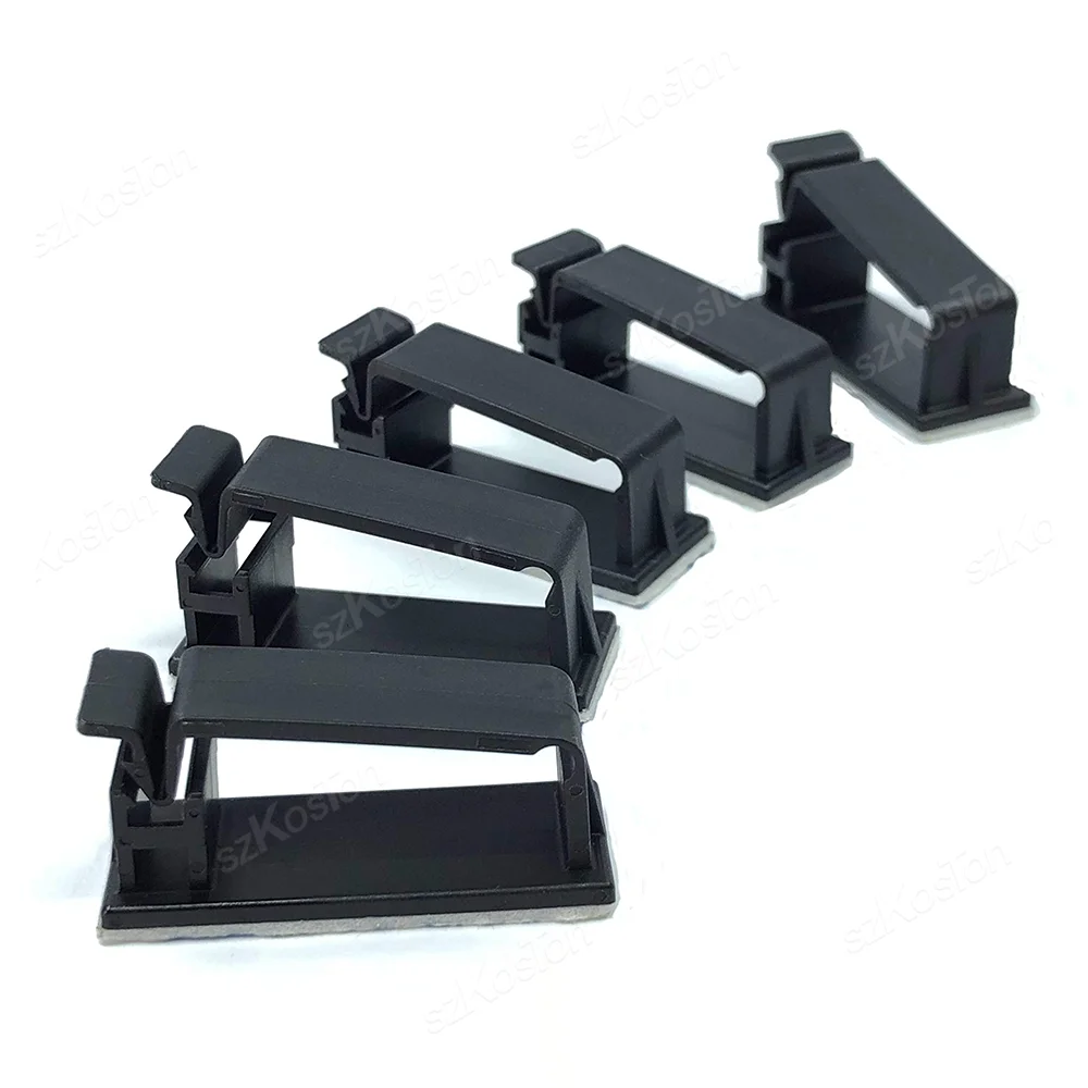Description Picture 2 of itemSelf-adhesive Cable Organizer Cable Clamp Clips Holder Clamp Management Car USB Data Cable Decorative Cord Winder Manager