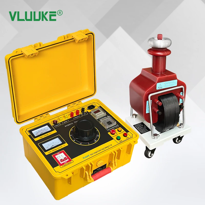 VLUUKE BYQ5kVA 고전압 테스터 (건식) 포인터 디스플레이 5kVA/50kV 에폭시 진공 주조 CD 코어 소형 디자인