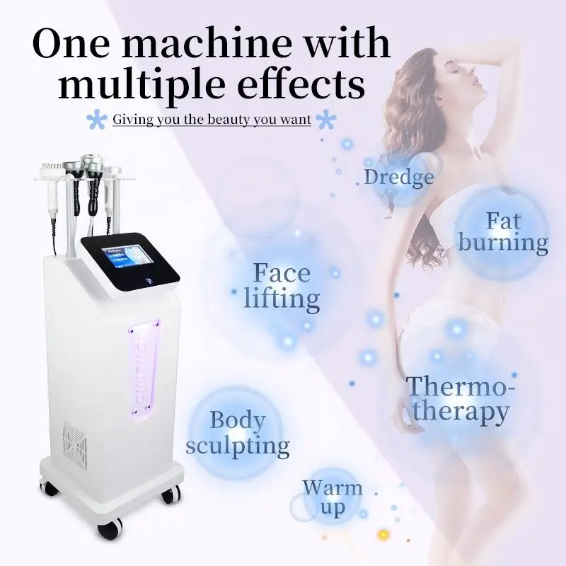 

Multi-effect 6 in 1 80Khz Cavitation Vacuum Liposuction Fat Burning Ultra RF Skin Lift Care Machine for Exquisite Body Sculpting
