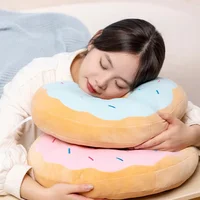 Simulation Donut Pillow Cushion Dessert Shop Gift Girlfriend Home Cushion Children's Playground Decoration 2