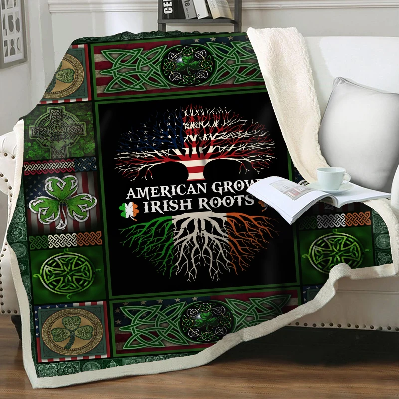 

Creative 3D American Flag Print Plush Throw Blankets For Beds Sofa Home Decor Birthday Gift Travel Picnic Office Nap Quilt Cover