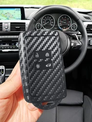Silicone Car Key Cover Case - Premium Protective Key Holder Shell (Carbon fibre)