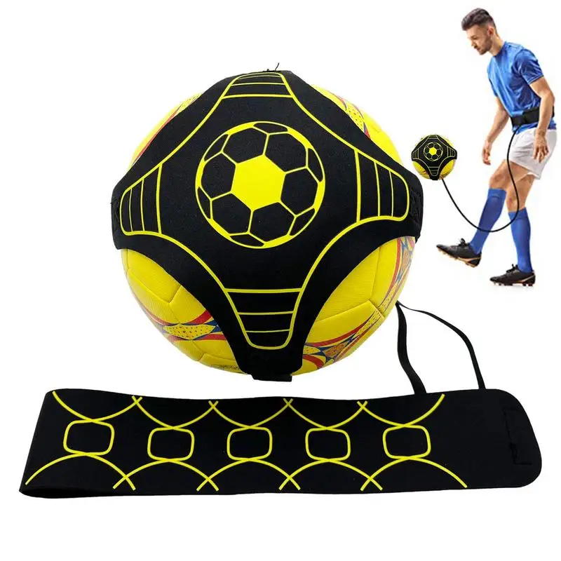 

Soccer Return Trainer Adjustable Kick Football Trainer Waist Belt Multi-Purpose Training Supplies For Children Professionals And