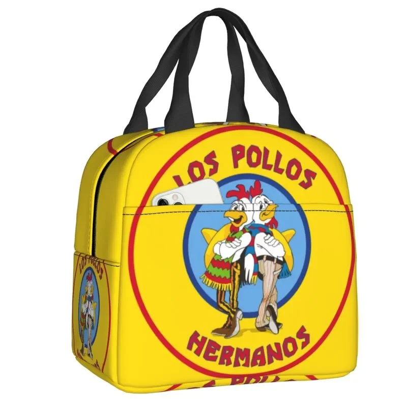 

Термальная изолированная сумка для обеда «во все тяжкие» Los Pollos Hermanos, портативный контейнер для обеда «цыпленок», многофункциональная коробка для еды
