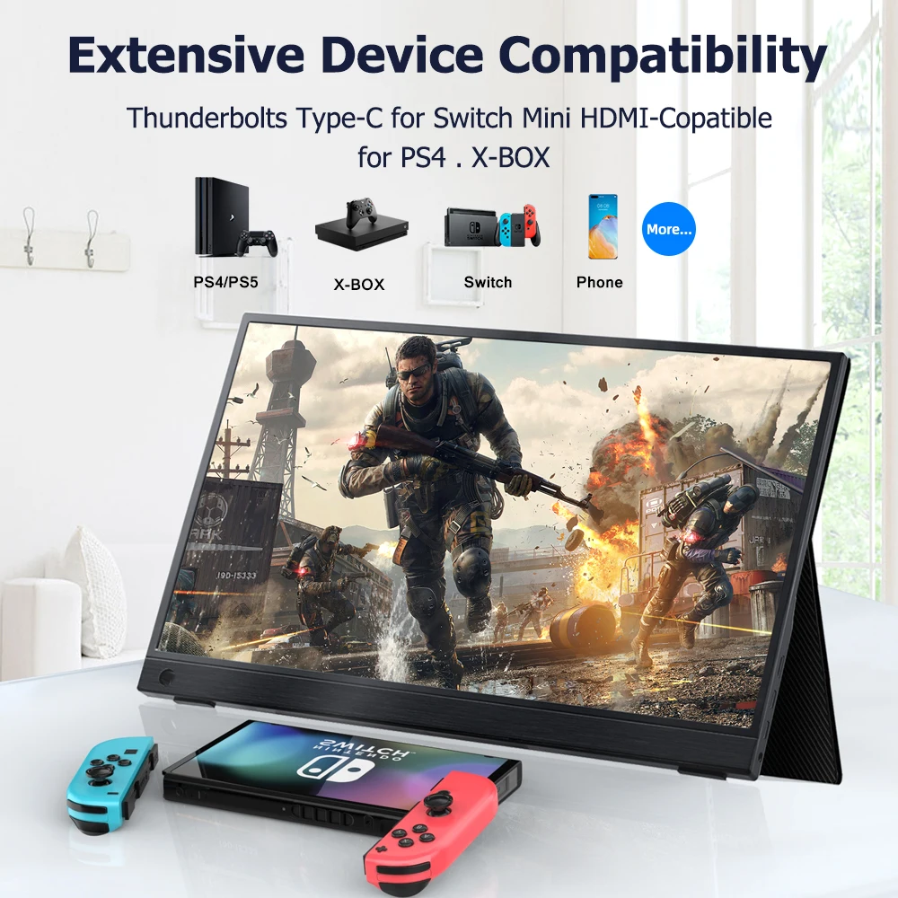 17.3 ġ ޴   ÷, 1080P Ǯ HD IPS ũ HDR, Ÿ C ̴ HDMI , PS4 Xbox ġ Ʈ PC Mac