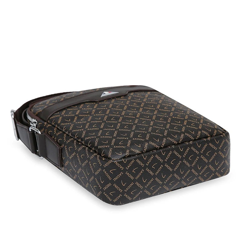 Sac Plat Messenger Crocodilien Brillant - Men - Bags