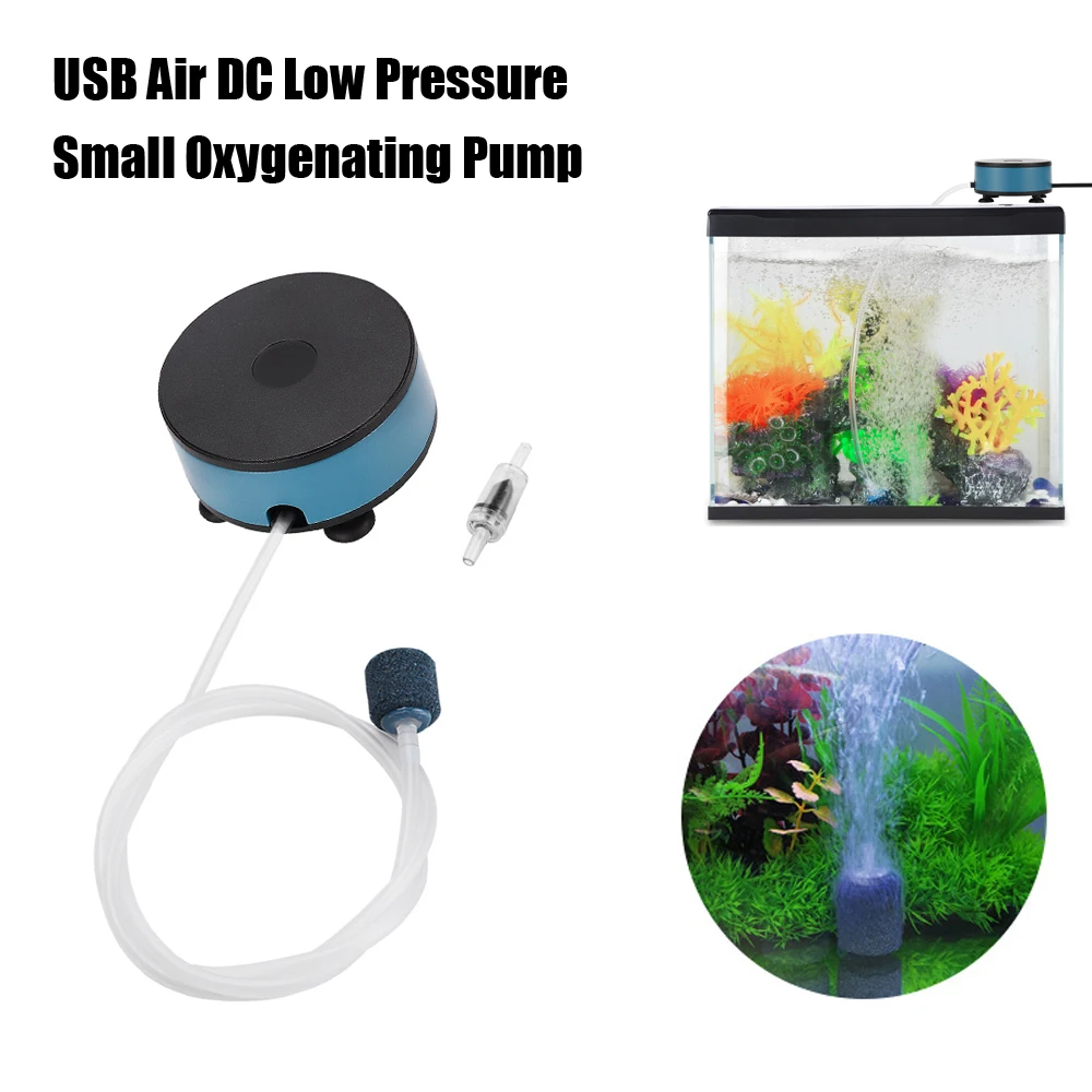 

USB Air DC Low Pressure Small Oxygenating Pump Oxygen Machine Oxygenation Indoor Outdoor Quiet DC Gas Aquarium Accessories