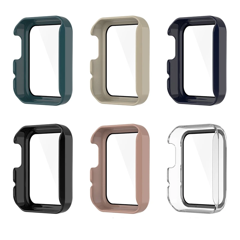 Hot Ttkk Per Xiaomi Mi Watch Lite /Redmi Watch Watch Screen Protector Case Watch Pellicola Temperata Smart Watch Guscio Protettivo