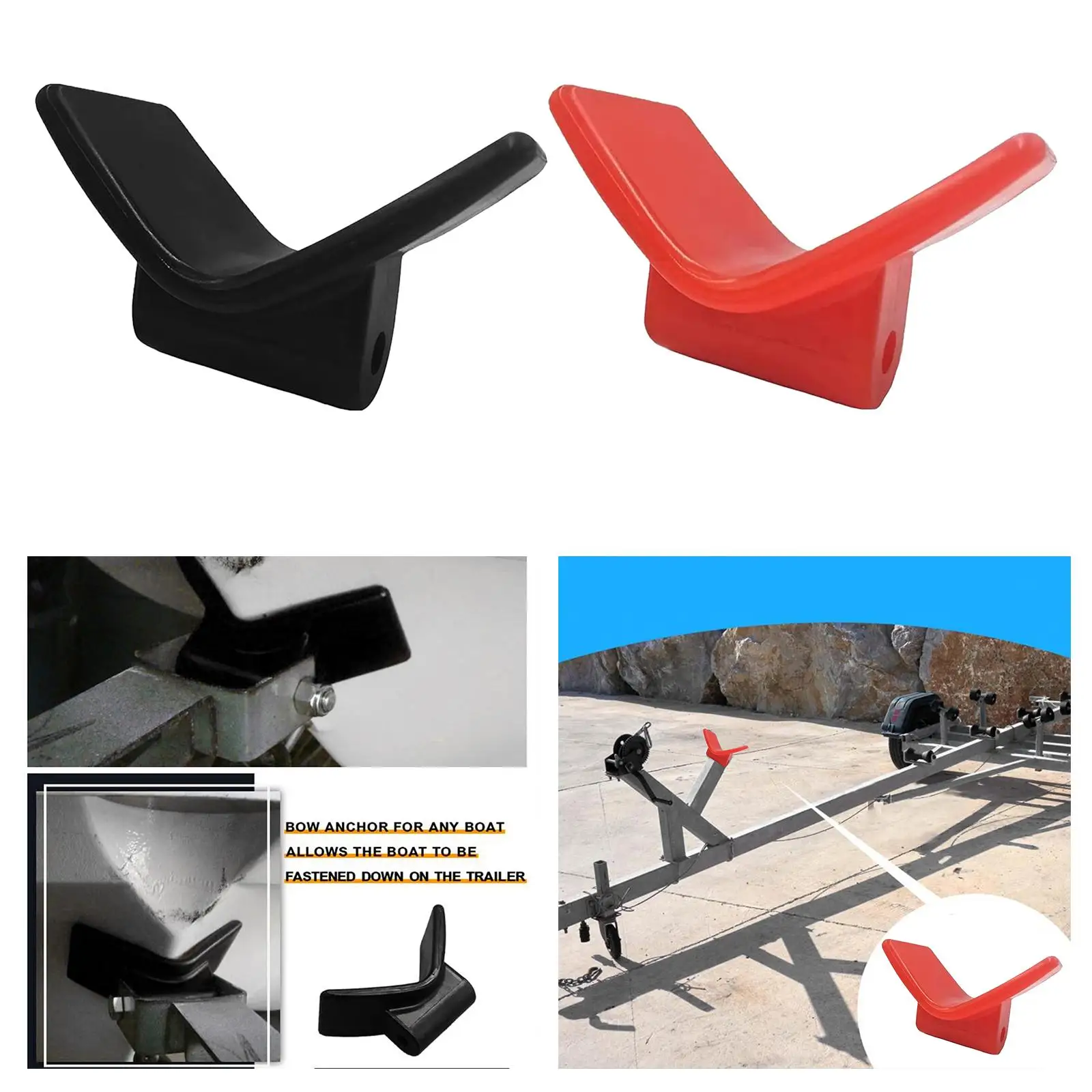 Generic V Shaped Boat Trailer Bow Stop Roller Parts for Fishing Boat