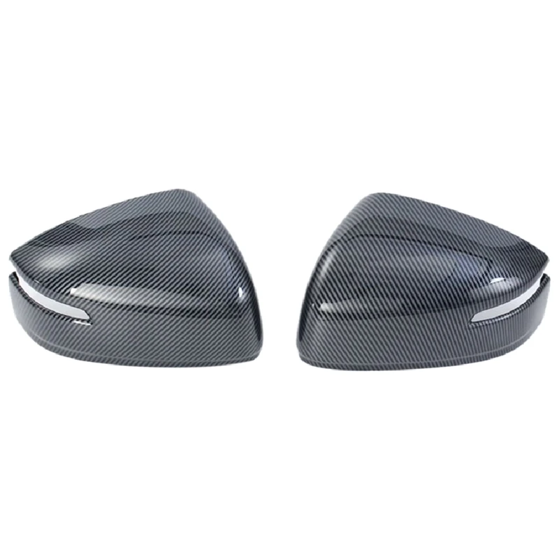 

Carbon Fiber Style Mirror Cover Trim For Toyota Land Cruiser LC300 2022 2023 Car Parts