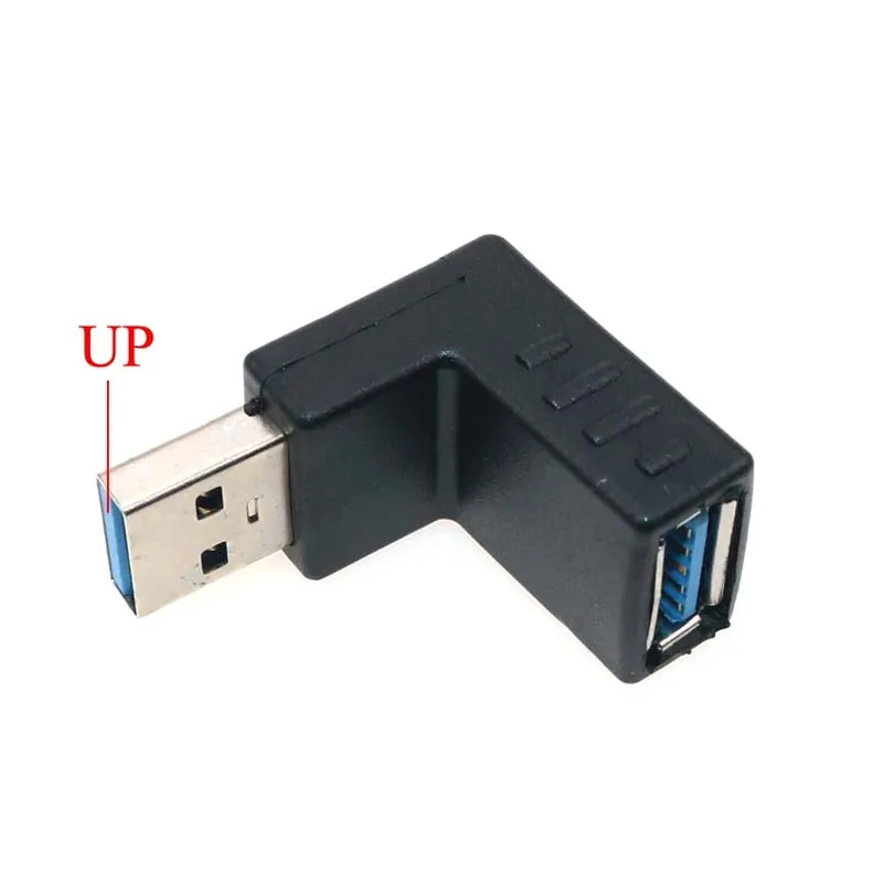 YuXi 90/180 �� ���� ������ �ޱ� USB 3.0 A ��-�� ����� Ŀ����, ��Ʈ�� PC ��ǻ�� ����� �÷��׿�, 1PC