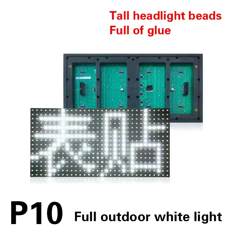 P10 Outdoor Led Matrix Module, (Size: 320x160mm) , Pixel Pitch P10-4S MM, 32* 16 Pixel Dots, Perfect Solution for Outdoor Adver