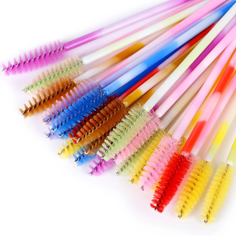 50/100Pcs Makeup Brush Eyelash Eyebrow Brushes Comb Disposable Mascara Wand Eyelashes Extension Supplies Cosmetics Make Up Tools 2