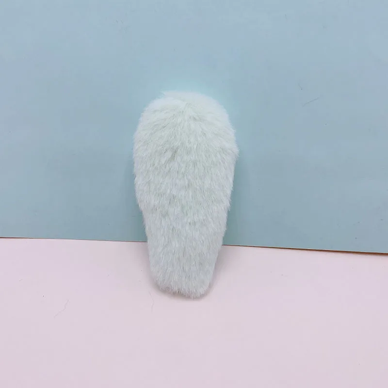28Pcs 3*6CM Zwei Seite Filz Kaninchen Ohr Gepolsterte Applikationen Für Kinder Hut Nähen DIY Stirnband haar Clip Zubehör Patches – Detail 9