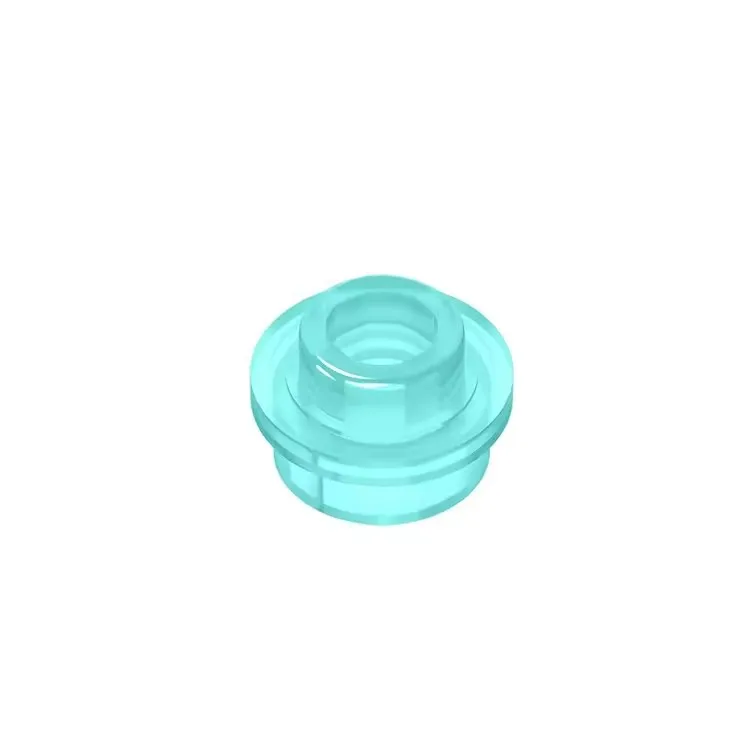 100PCS MOC Platte Runde 1x1 Mit Offenen Stud 85861 28626 Ziegel Baut Partikel Teile Spielzeug Zubehör Bausteine – Detail 25
