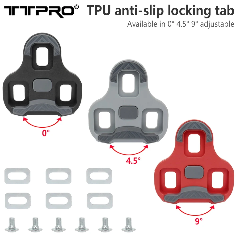 TTPRO for Bike Cleats for Road Bicycle Pedals Cleat Self-locking