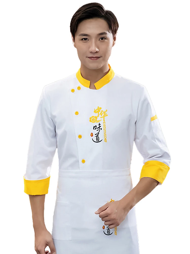 Hotel Specialized Chef Shirt Workwear Restaurant  Kitchen Jackets Unisexs Bakery Cooking Workwear Cafe Waiter Working Clothes summer women restaurant cooking jackets hotel chef kitchen uniform barbershop cafe sushi waiter workwear clothing