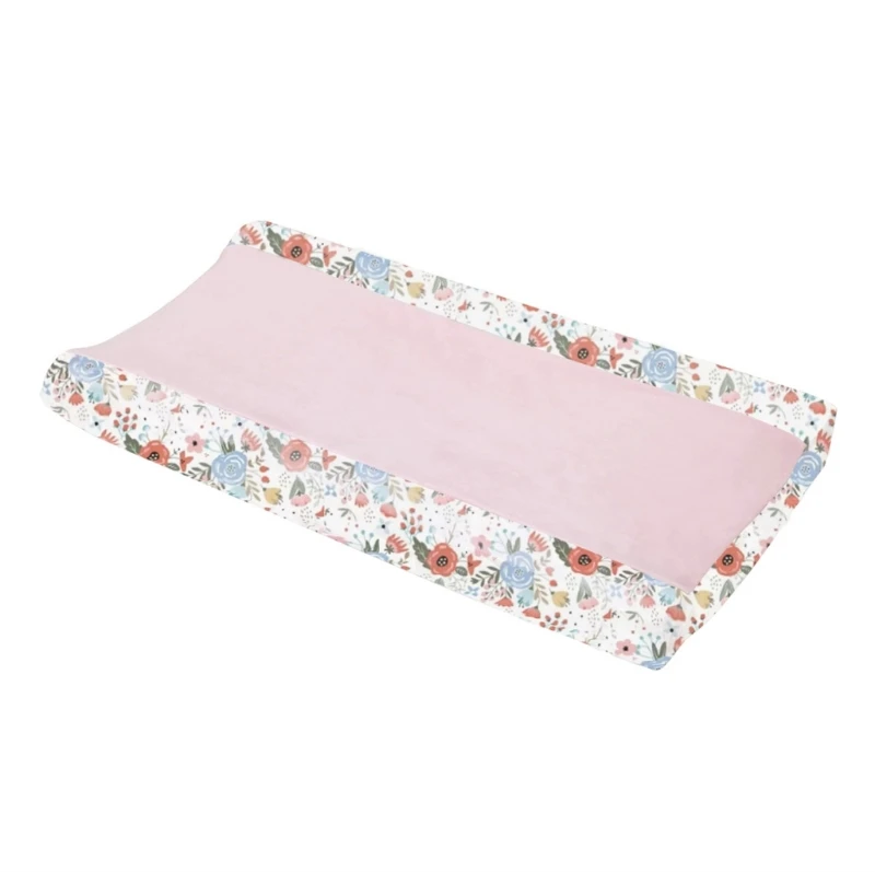 Changing pad cover super soft breathable floral changing table sheet infant mat cover for baby boys girls