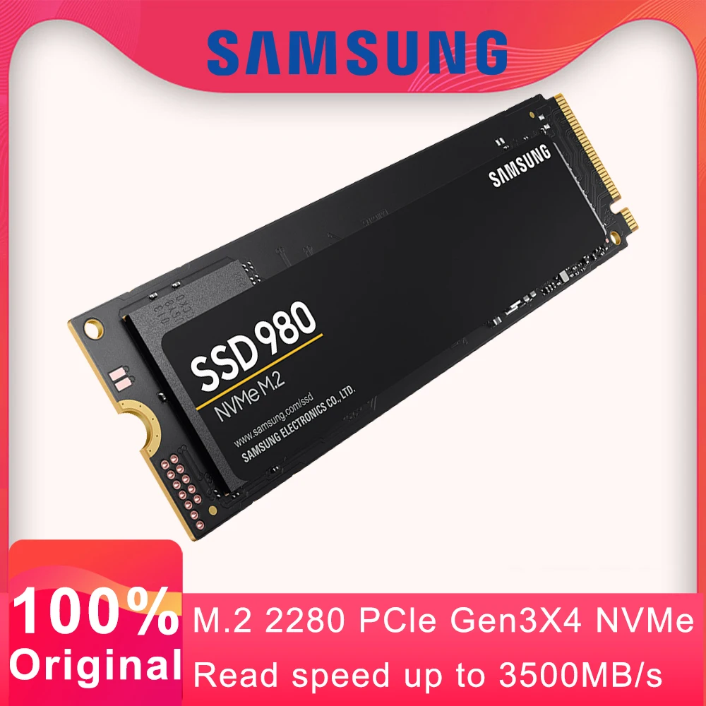 SAMSUNG 980 SSD NVMe 500G 1TB PCIe 3.0 X4 Read 3500MB/S M.2 2280 Disk ...