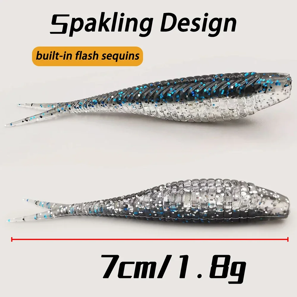 Softlure Angelköder Set Mit Offset Haken Und Angelbox_voghion.com