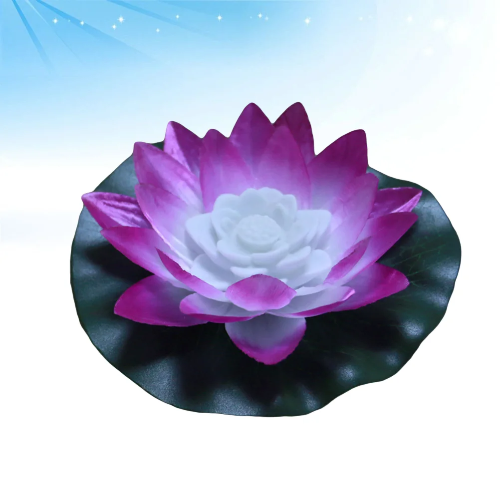 

Floating Light Pool Lotus Led Flower Lily Lights For Water Pads Lantern Pond Solar Artificial Flowers Outdoor Ponds Swimming