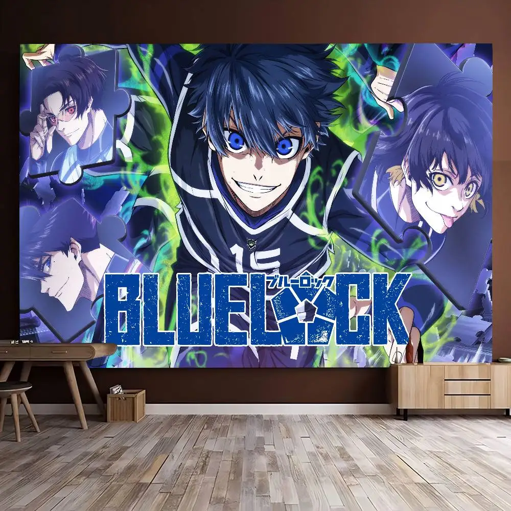 Japanese Hot Anime BLUE LOCK Backdrop for Photography and Party Decoration