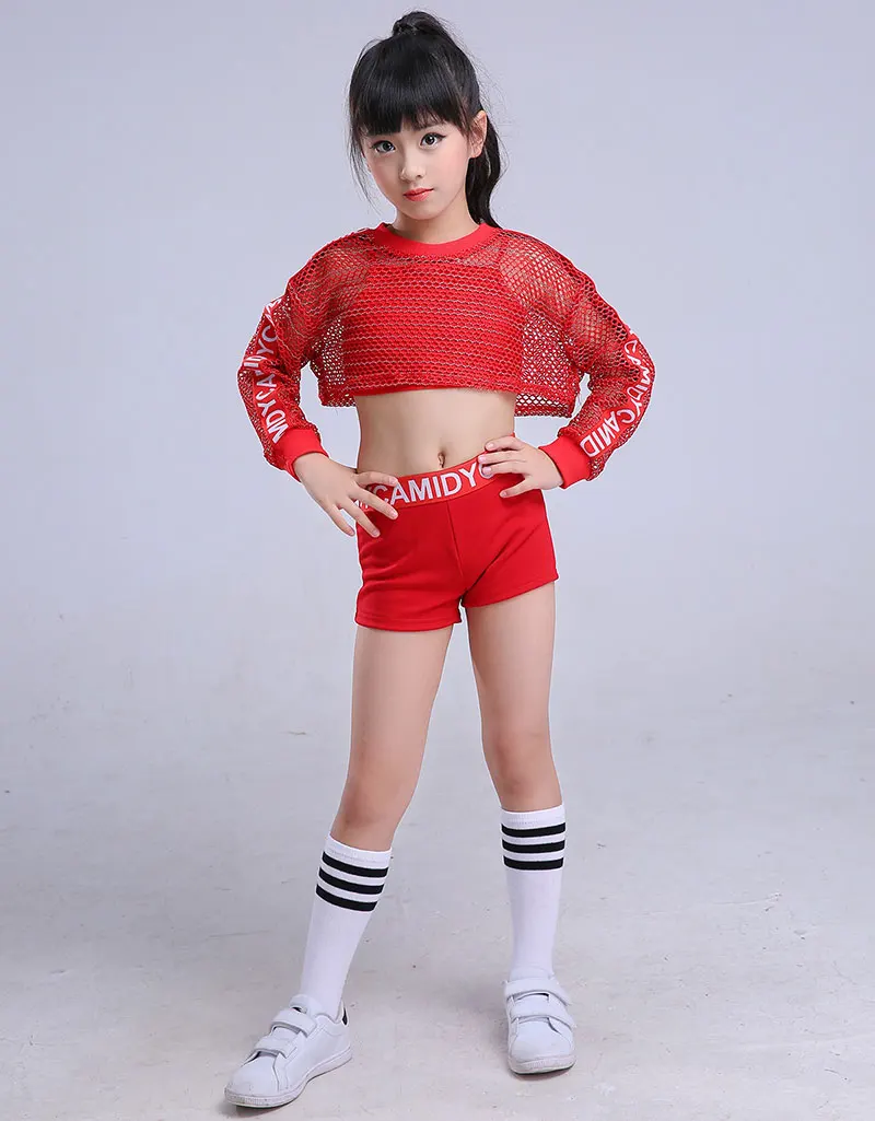 Girl Dance Costume Children Costumes Girl Jazz Dance Costumes for Boys Jazz Dance Costume Girls Street Performance Clothing Boys Hip Hop Girl Modern Set