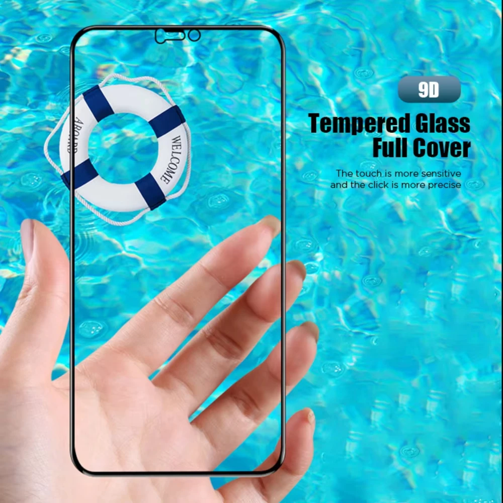 Ultra Clear Tempered Glass Full Cover Screen Protector - 5 Pack
