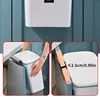 1PC Wall-Mounted Trash Bin with Slide Lid, No Drilling Required, Space-Saving Design, Ideal for Kitchen, Living Room, Bathroom 5