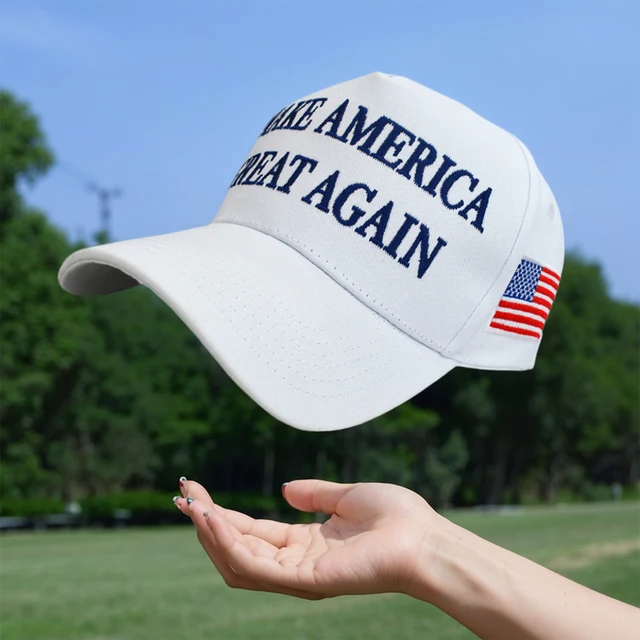 Make America Great Again USA Flag Hat Cotton 2024 MAGA Donald Trump Hat Dome Make America Great Again Flag Baseball Cap 3