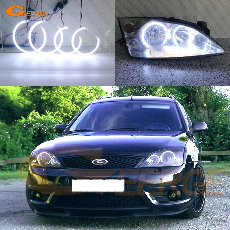 achtergrond Aubergine inval For Ford Mondeo MK3 2000 2001 2002 2003 2004 2005 2006 2007 Excellent Ultra  bright COB led angel eyes halo rings Day Light|Car Light Accessories| -  AliExpress