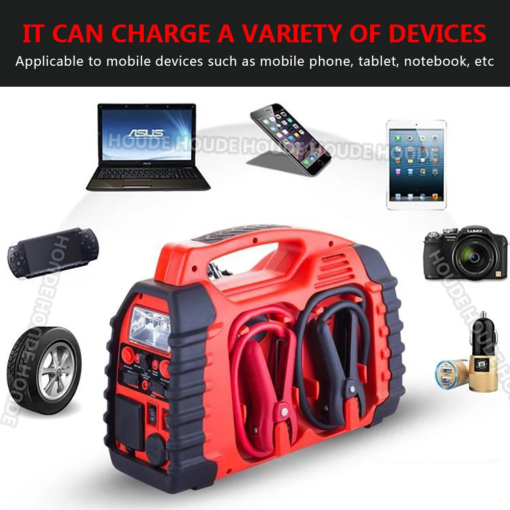 Buture 5 in 1 Car Jump Start Air Compressor 26800mAh Power Bank Portable  Battery Booster Digital Tire Inflator with 160W DC Out - AliExpress