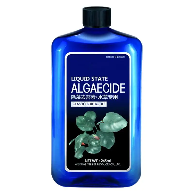 

Algae Control Liquid Aquarium Cleaner For Fish Tank Freshwater Seawater Purifies Water Quality Fast 245ml Fish Friendly Suitable