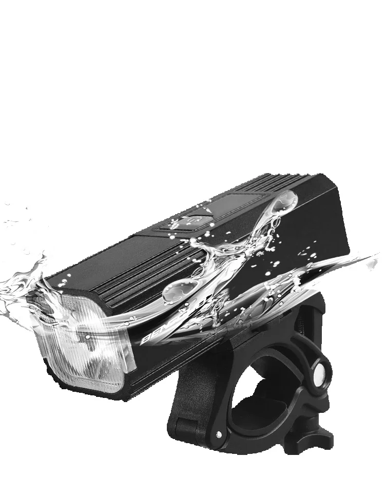 New High Brightness Bicycle LED Road Bike Charging Front Strong Long Range Projection Display Outdoor Riding Light_voghion.com