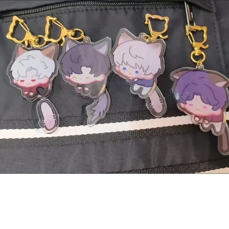 Tail Wagging Keyring Game Love And Deepspace Xavier Zayne Rafayel