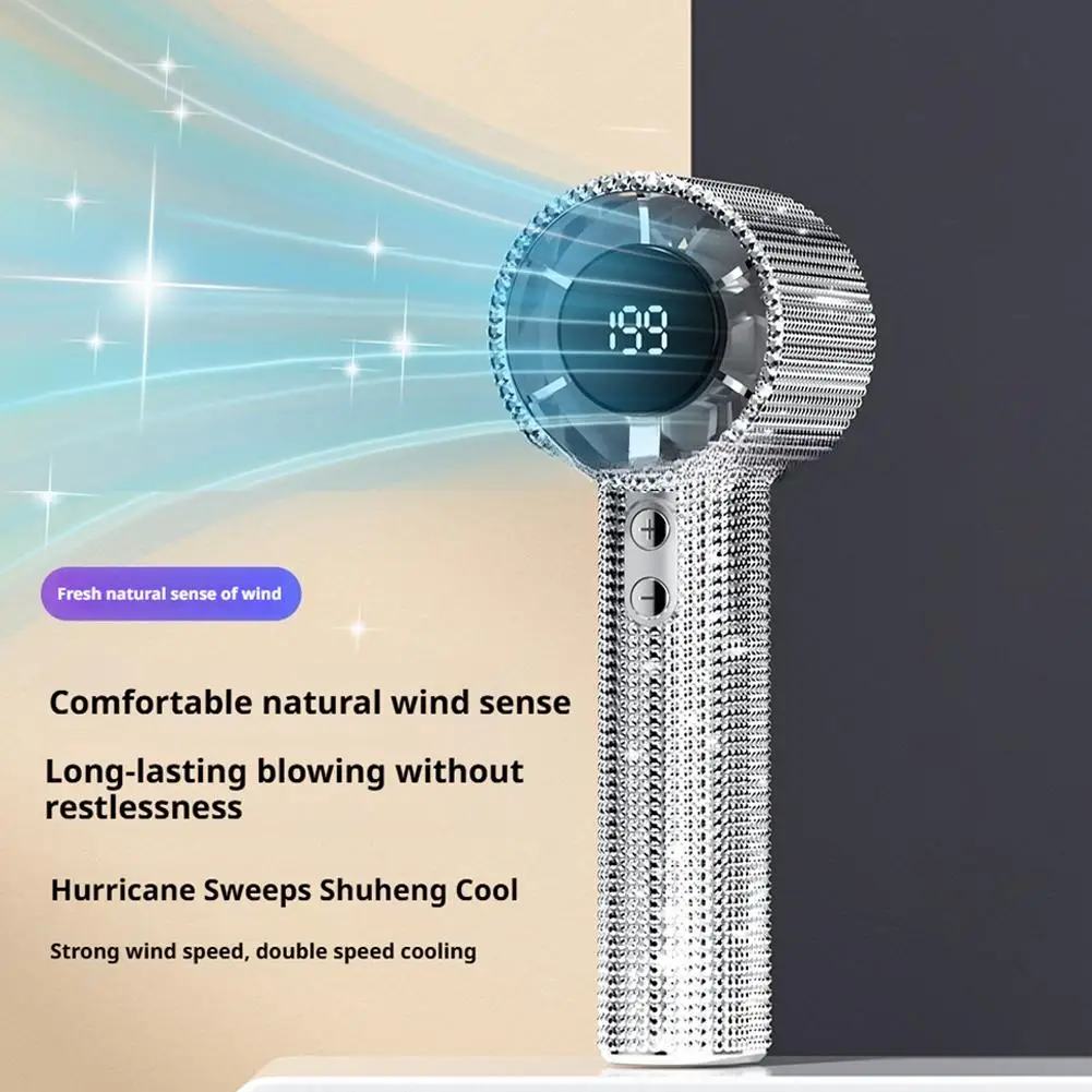 Diamond handheld Fan.