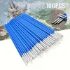100pcs Paint Brushes Set for Kids Acrylic with Flat Round Pointed Paint Brushes Craft Watercolor Oil Painting Brushes 3