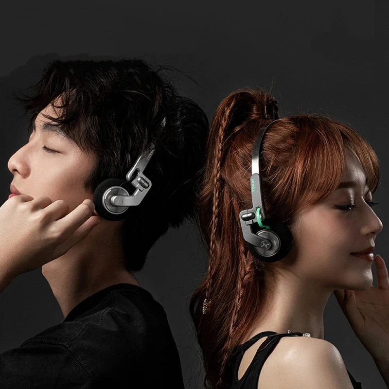 NEW TX 1 빈티지 무선 블루투스 헤드폰 40mm 드라이버 HiFi 사운드 10시간 재생시간 접이식 휴대폰 노트북 여행용