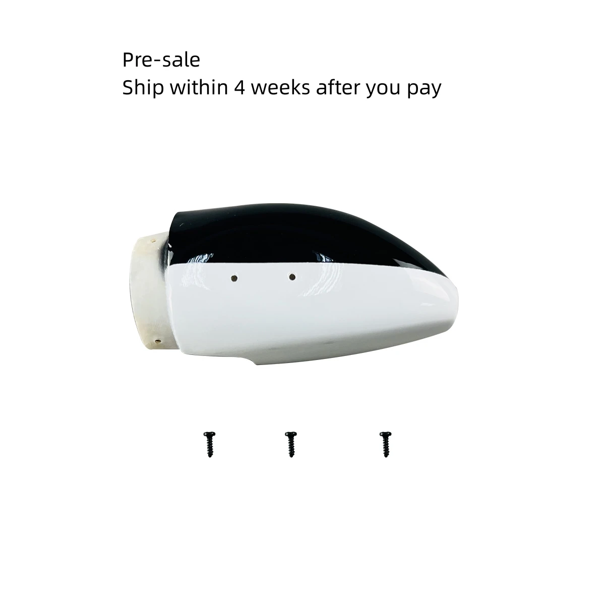 Pièces de rechange pour drone RC - Fenêtre avant, ailerons, capot, quincaillerie