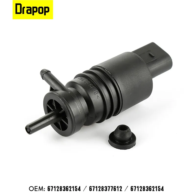 Drapop Car Windshield Washer Pump 67128362154 Windscreen Wipers Pump