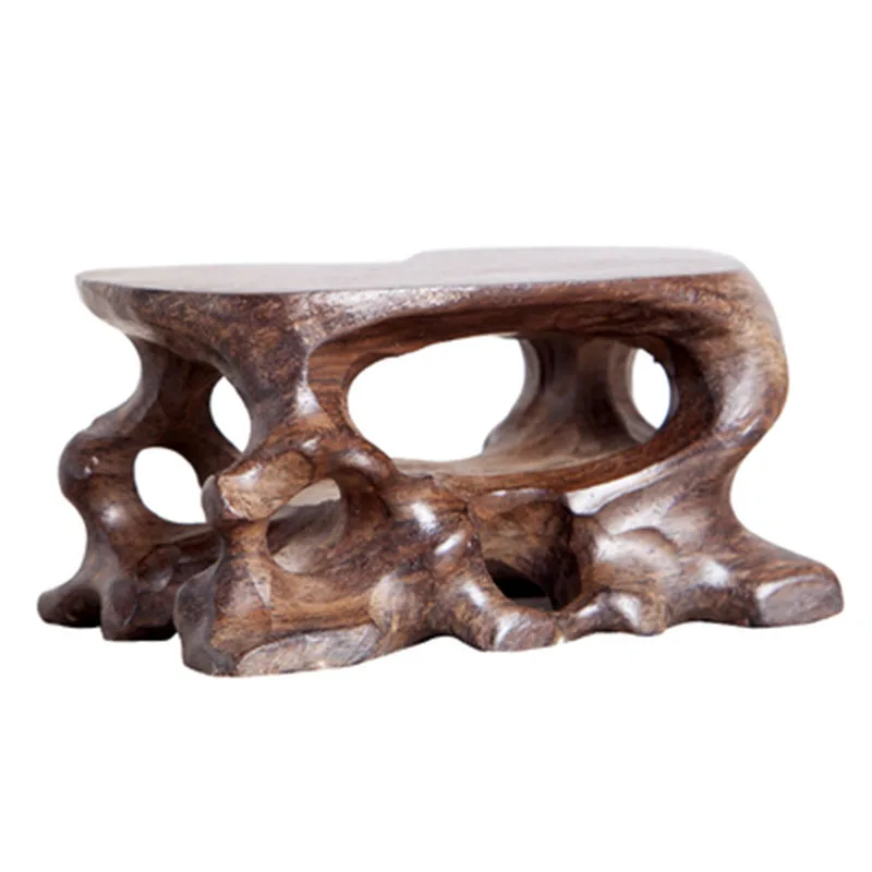 Chicken Wing Wood Small Base, Solid Wood, Chinese Style, Retro Decoration, Bracket, Jade Head, strange Stone, Tea Cup Holder